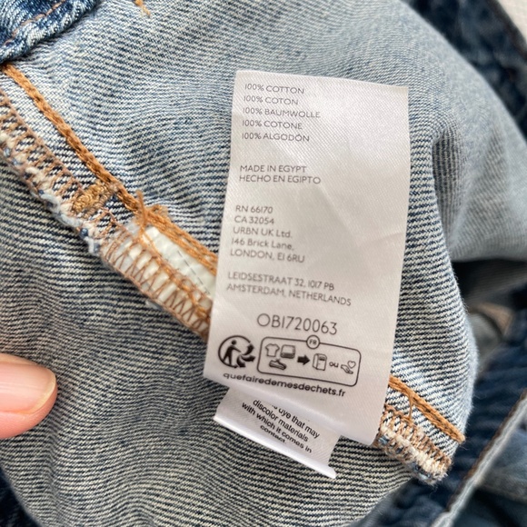 Free People We The Free Major Leagues Mid-Rise Cuffed Jeans - Picture 8 of 9